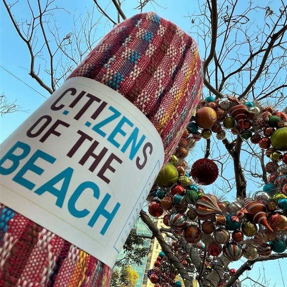 Citizens of the Beach Other - Sand Free Bohemian Red Turkish Towel - 100% Cotton Boho Towels